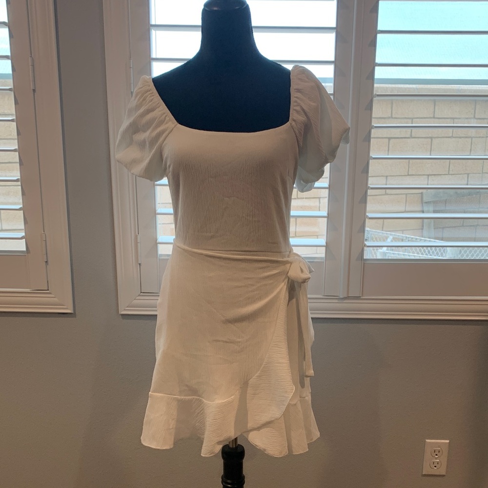 Chic White Trixxi Mini Dress